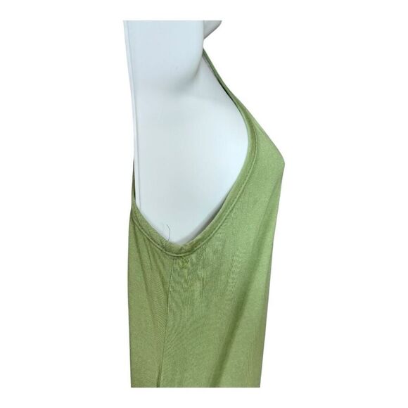 Olivia Rae New York Dress Women Size S Sleeveless Green Maxi - Picture 4 of 6